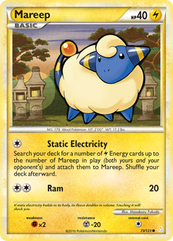 Mareep — HeartGold & SoulSilver