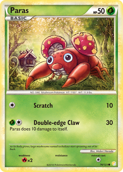 Paras — HeartGold & SoulSilver