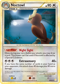 Noctowl — HeartGold & SoulSilver