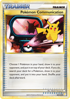 Pokémon Communication — HeartGold & SoulSilver