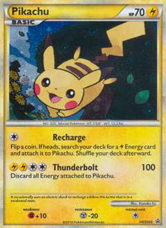 Pikachu — HGSS Black Star Promos