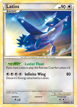 Latios — HGSS Black Star Promos