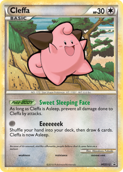 Cleffa — HGSS Black Star Promos