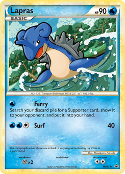 Lapras — HGSS Black Star Promos