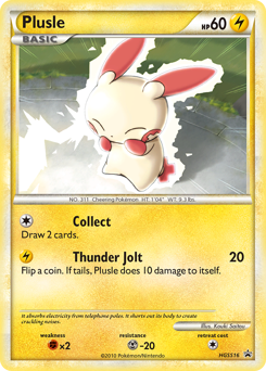 Plusle — HGSS Black Star Promos