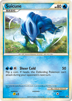 Suicune — HGSS Black Star Promos
