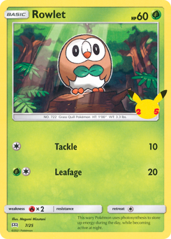 Rowlet — McDonald's Collection 2021