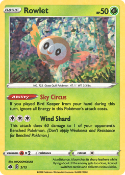 Rowlet — McDonald's Collection 2022