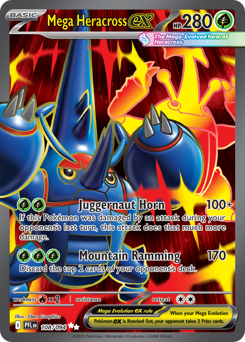 Mega Heracross ex — Phantasmal Flames