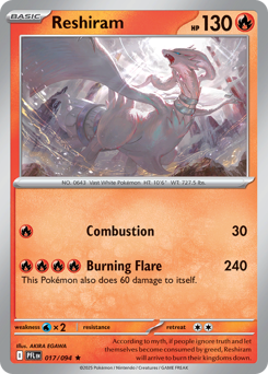 Reshiram — Phantasmal Flames