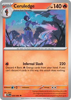 Ceruledge — Phantasmal Flames