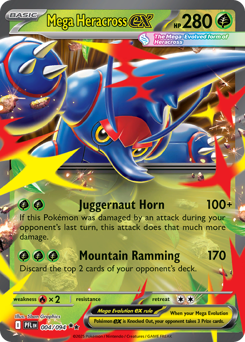 Mega Heracross ex — Phantasmal Flames