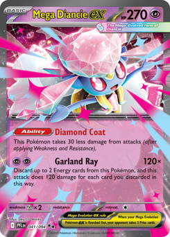 Mega Diancie ex — Phantasmal Flames