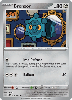 Bronzor — Phantasmal Flames