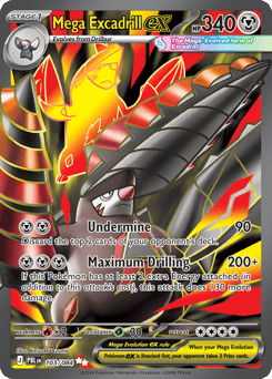 Mega Excadrill ex — Pitch Black