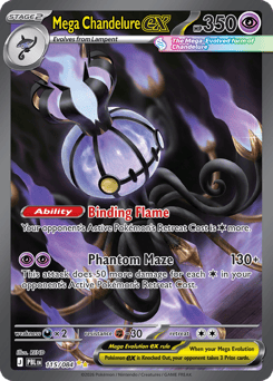 Mega Chandelure ex — Pitch Black