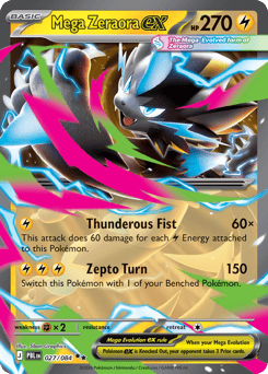 Mega Zeraora ex — Pitch Black