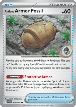 Antique Armor Fossil — Pitch Black
