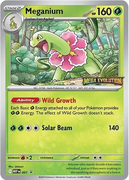 Meganium — MEP Black Star Promos