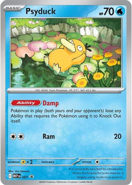 Psyduck — MEP Black Star Promos