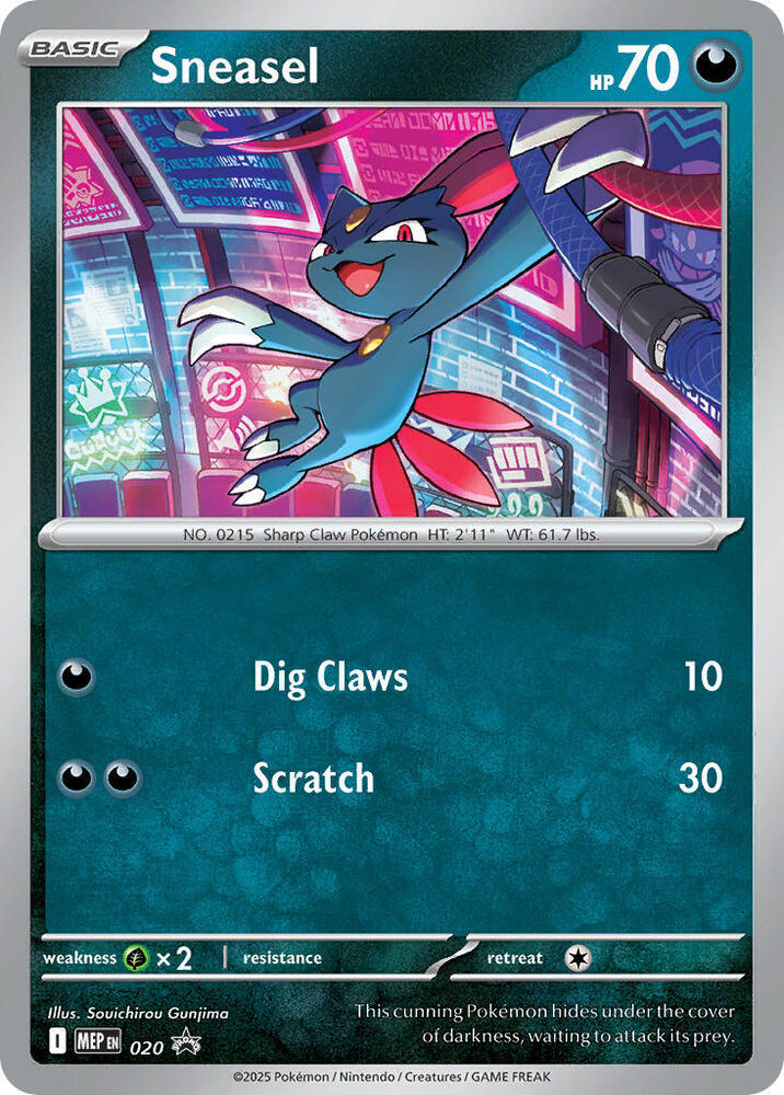 Sneasel — MEP Black Star Promos