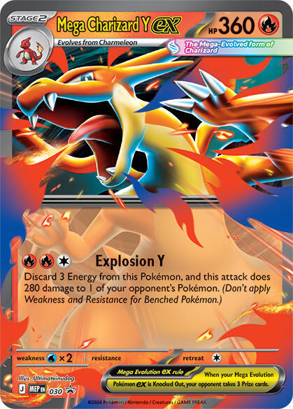 Mega Charizard Y ex — MEP Black Star Promos