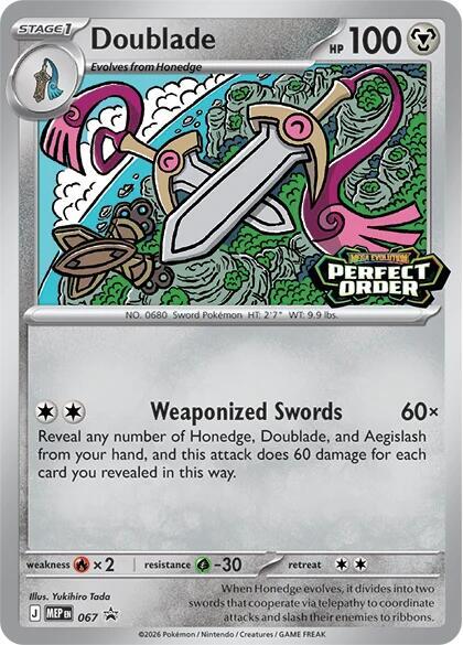Doublade — MEP Black Star Promos