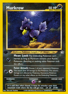 Murkrow — Neo Genesis