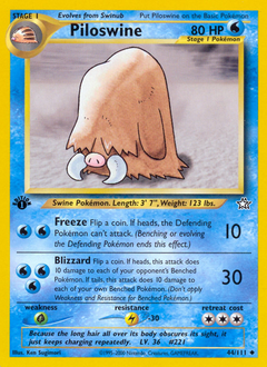 Piloswine — Neo Genesis