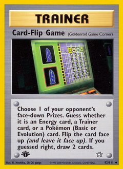 Card-Flip Game — Neo Genesis
