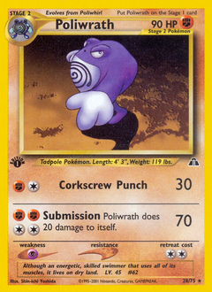 Poliwrath — Neo Discovery