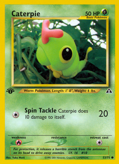 Caterpie — Neo Discovery