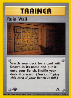 Ruin Wall — Neo Discovery