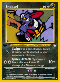 Sneasel — Neo Revelation