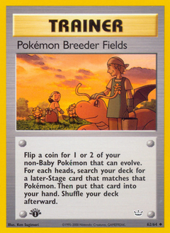 Pokémon Breeder Fields — Neo Revelation