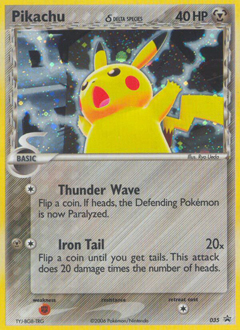 Pikachu δ — Nintendo Black Star Promos