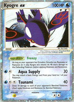 Kyogre ex — Nintendo Black Star Promos