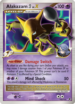 Alakazam E4 LV.X — Rising Rivals