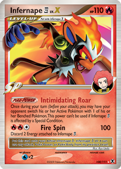 Infernape E4 LV.X — Rising Rivals