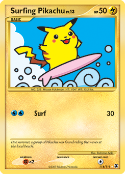 Surfing Pikachu — Rising Rivals