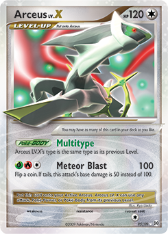 Arceus LV.X — Arceus