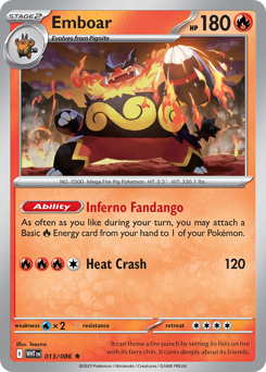 Emboar — White Flare