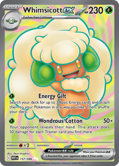 Whimsicott ex — White Flare