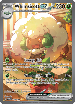 Whimsicott ex — White Flare
