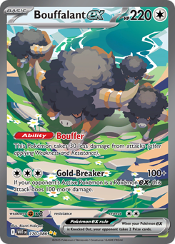 Bouffalant ex — White Flare