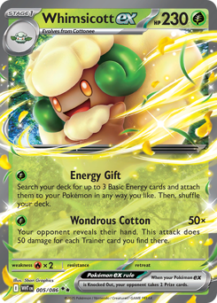 Whimsicott ex — White Flare