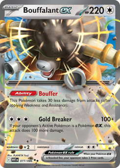 Bouffalant ex — White Flare