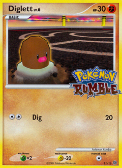 Diglett — Pokémon Rumble