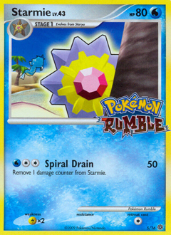 Starmie — Pokémon Rumble