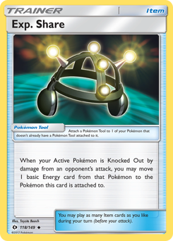Exp. Share — Sun & Moon